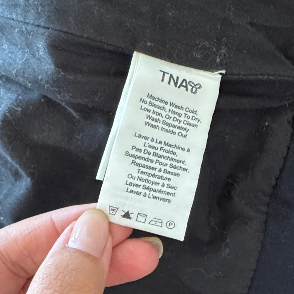 TNA Black Puffer Jacket for Women - Picture 6 of 7